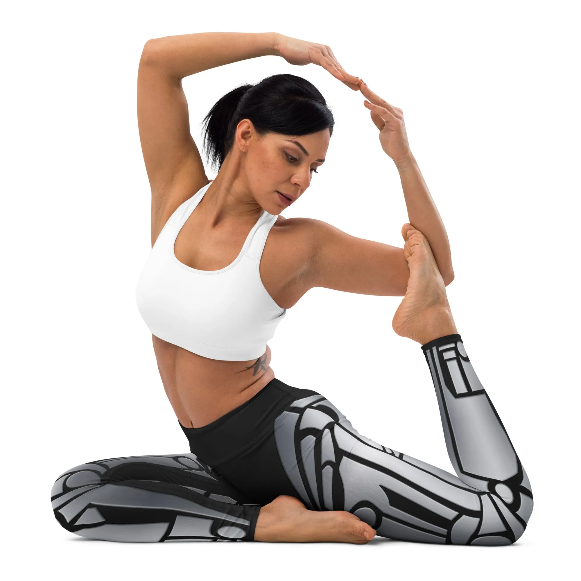 Robo Chic Armor Yoga Leggings