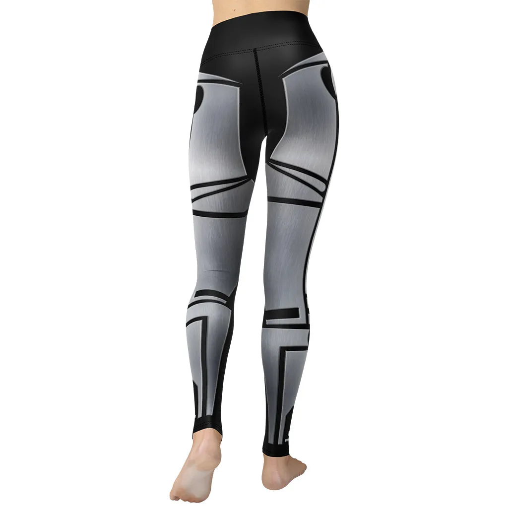 Robo Chic Armor Yoga Leggings