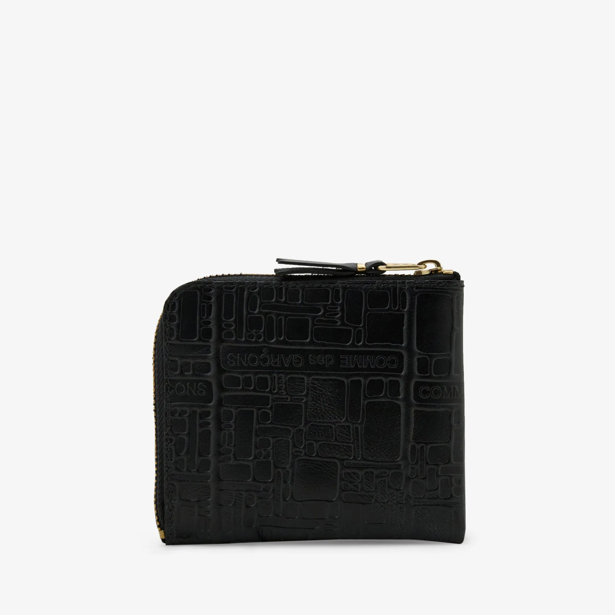 SA3100EL Embossed Logotype Wallet Black