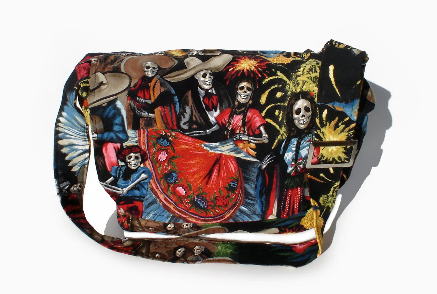 San Marcos  Day of The Dead  Messenger Bag #MB532