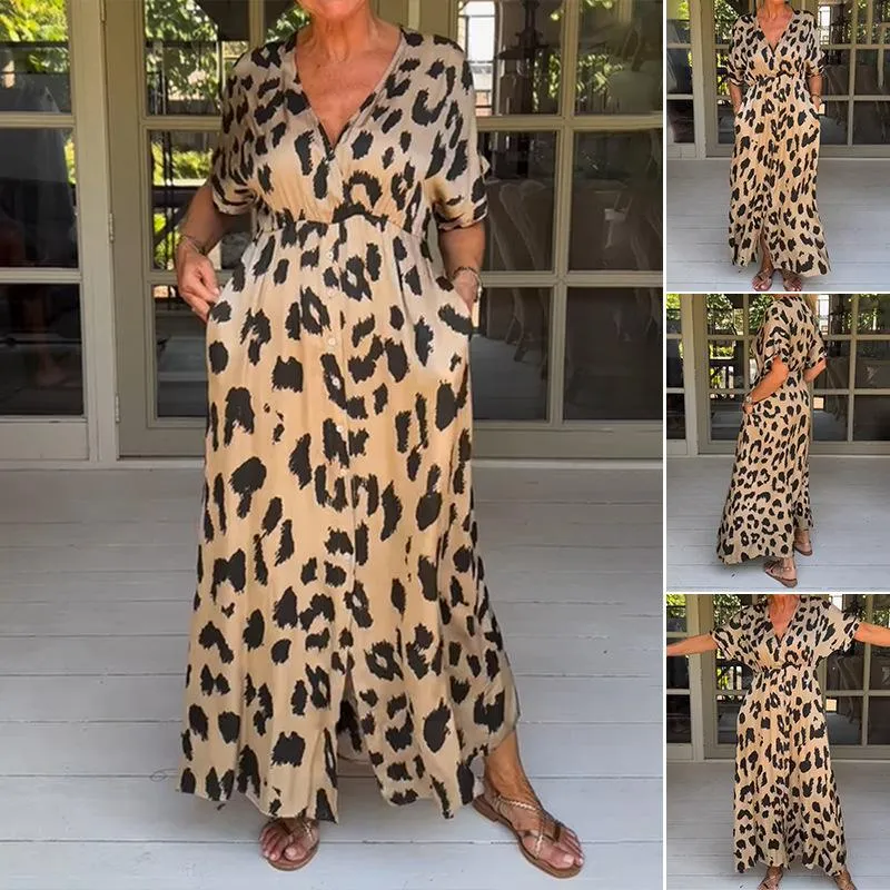 Savannah | Stylish Leopard Print Dress