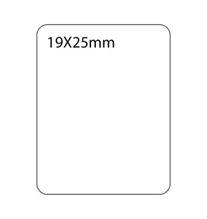 SELF ADHESIVE OFFICE LABEL-19X25mm