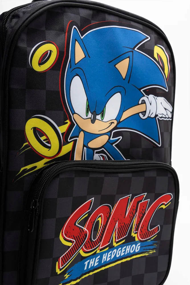 Sonic Front Pocket Backpack Black