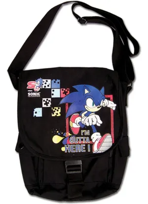 Sonic Hedgehog - Sonic The Hedgehog Run Away Messenger Bag