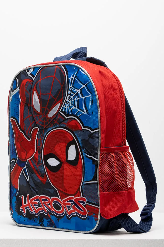 Spider-Man Backpack Red & Blue