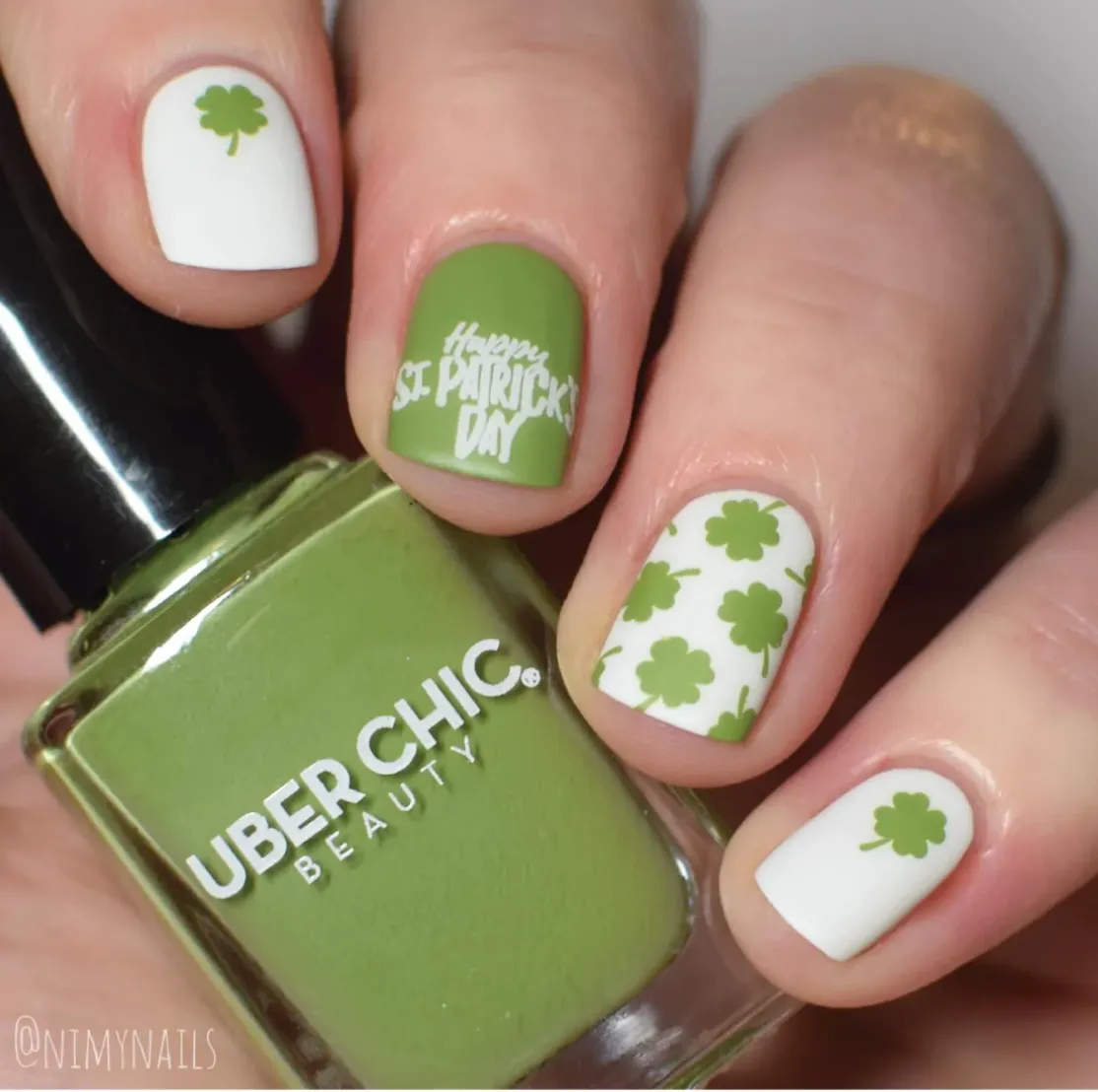 St Patrick's Day 5 - Uber Chic Mini Stamping Plate