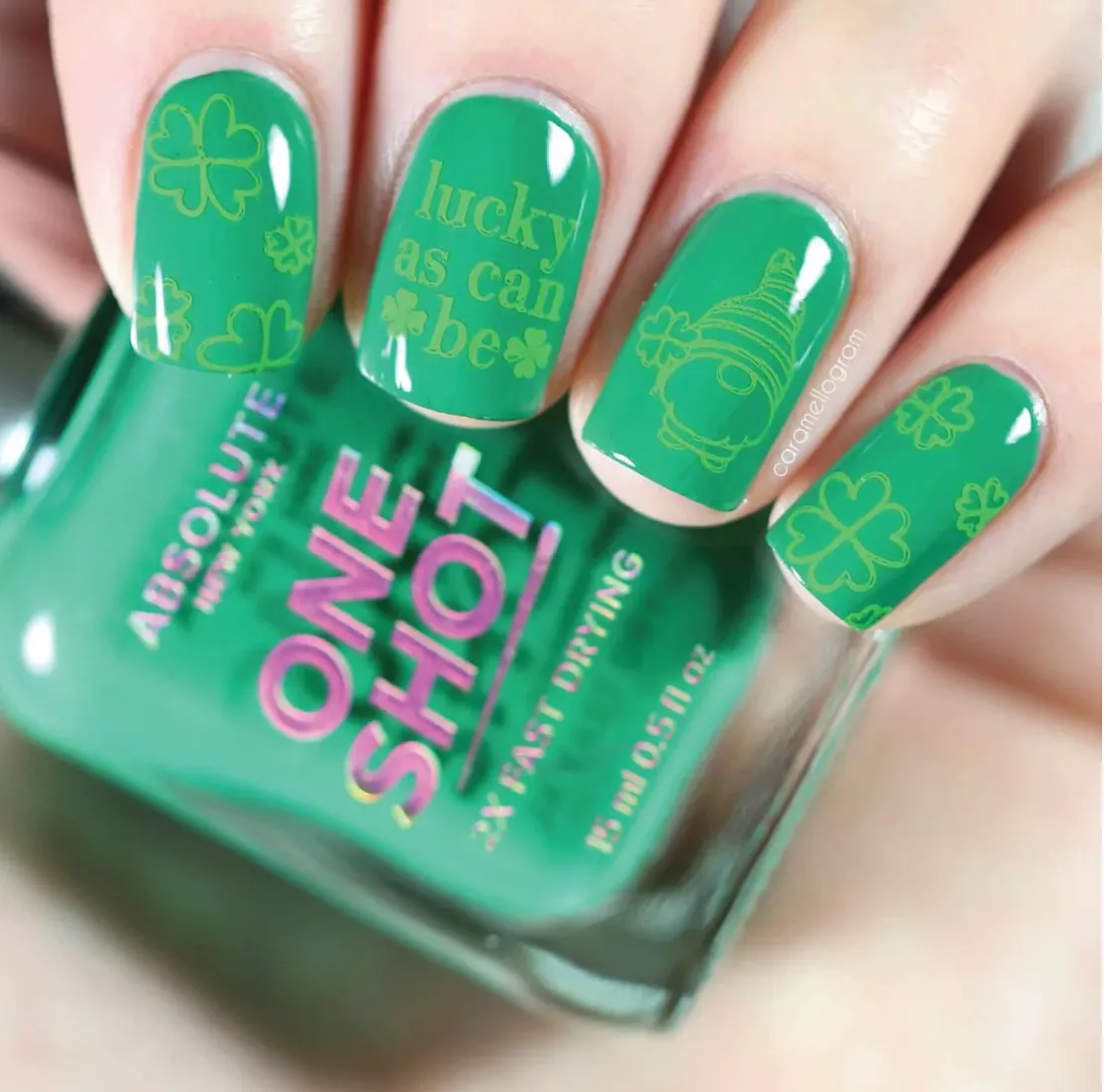 St Patrick's Day 5 - Uber Chic Mini Stamping Plate