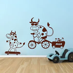 Sticker Hub 'Cow Milk' Wall Sticker DKHS0610BM