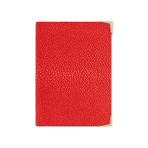 StingHD Diamond-Encrusted Rose Gold & Red Stingray Leather Wallet