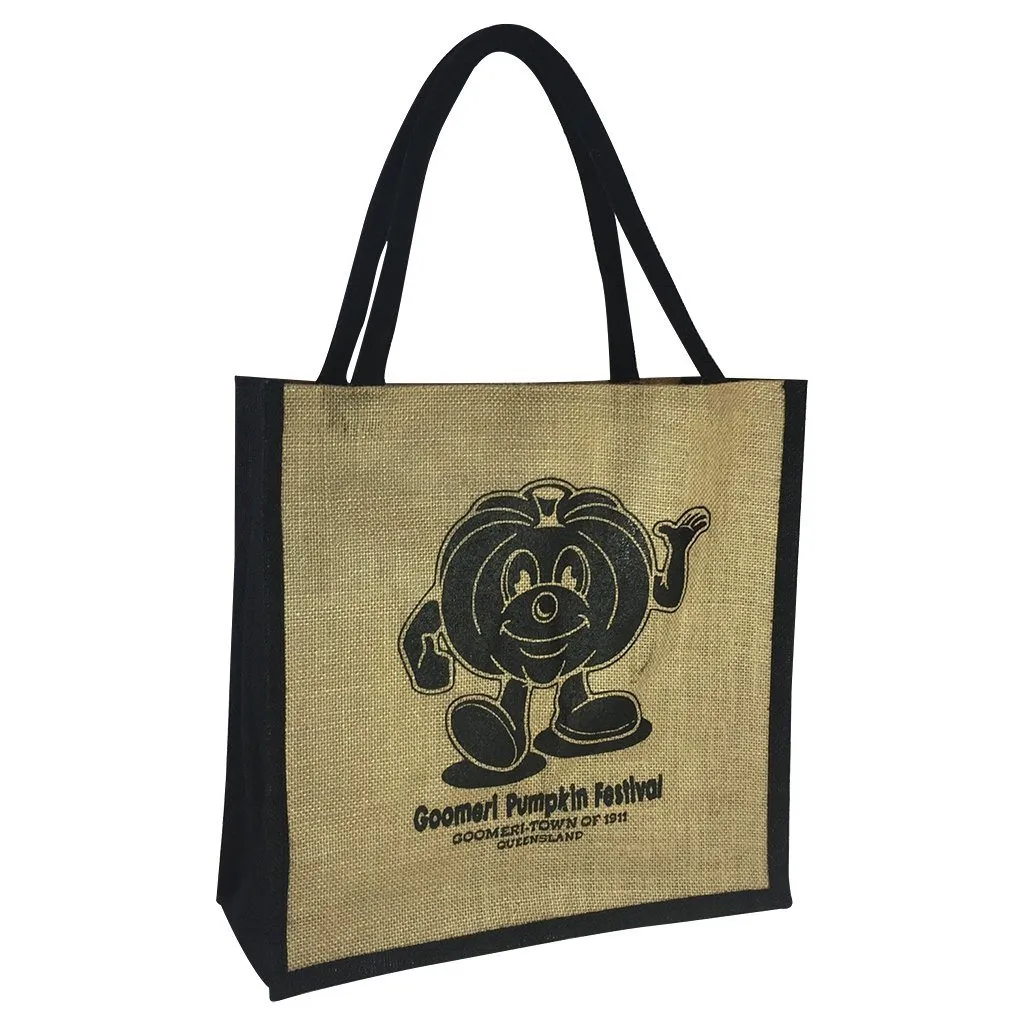 Stock Jute Square Shopper-Coloured(SJB-06T)