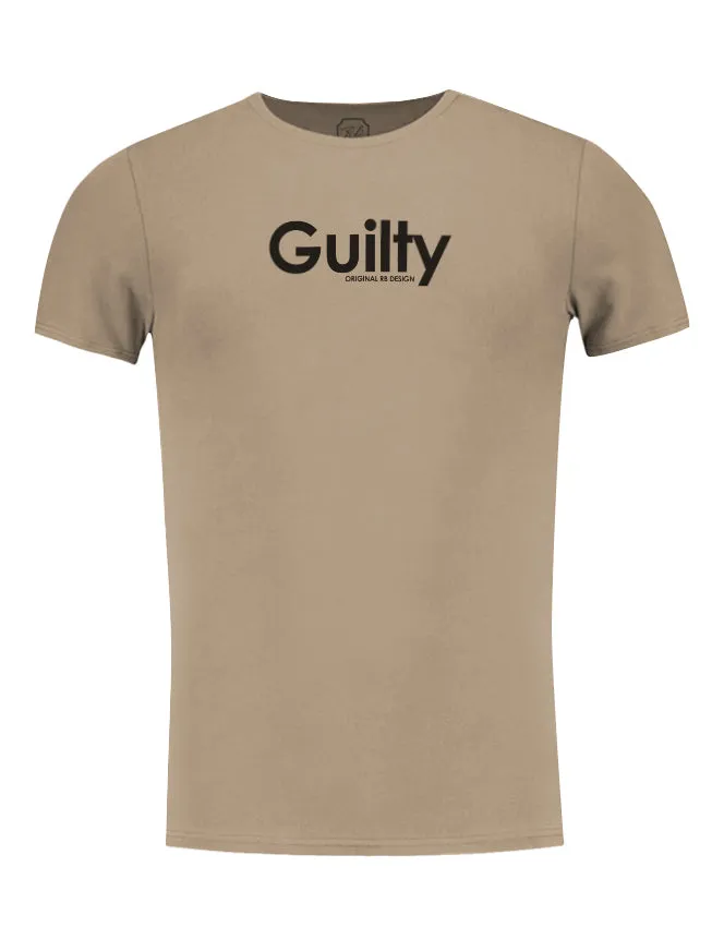 Stylish Men's T-shirt "Guilty" MD964