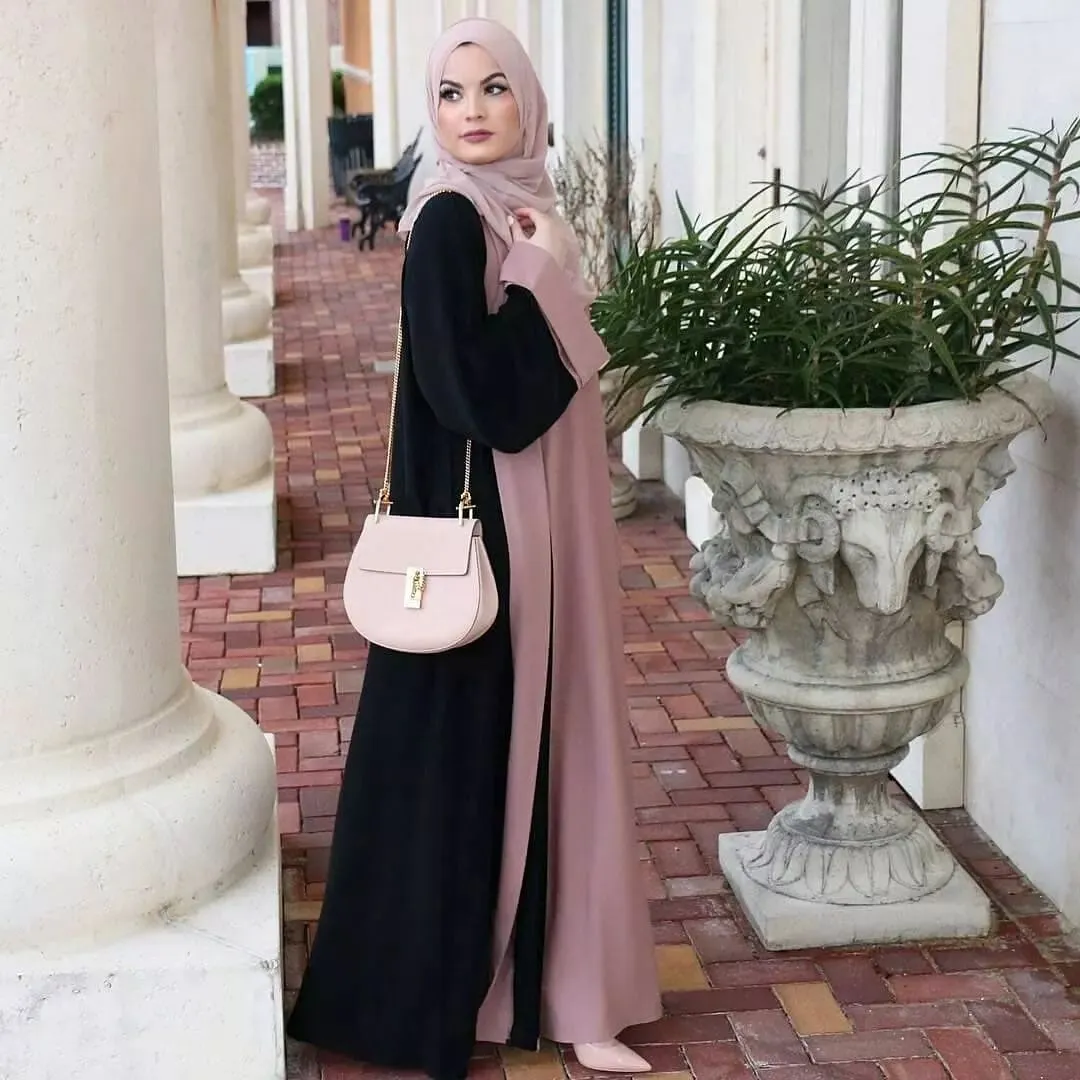 Stylish Patchwork Abaya (MA084)