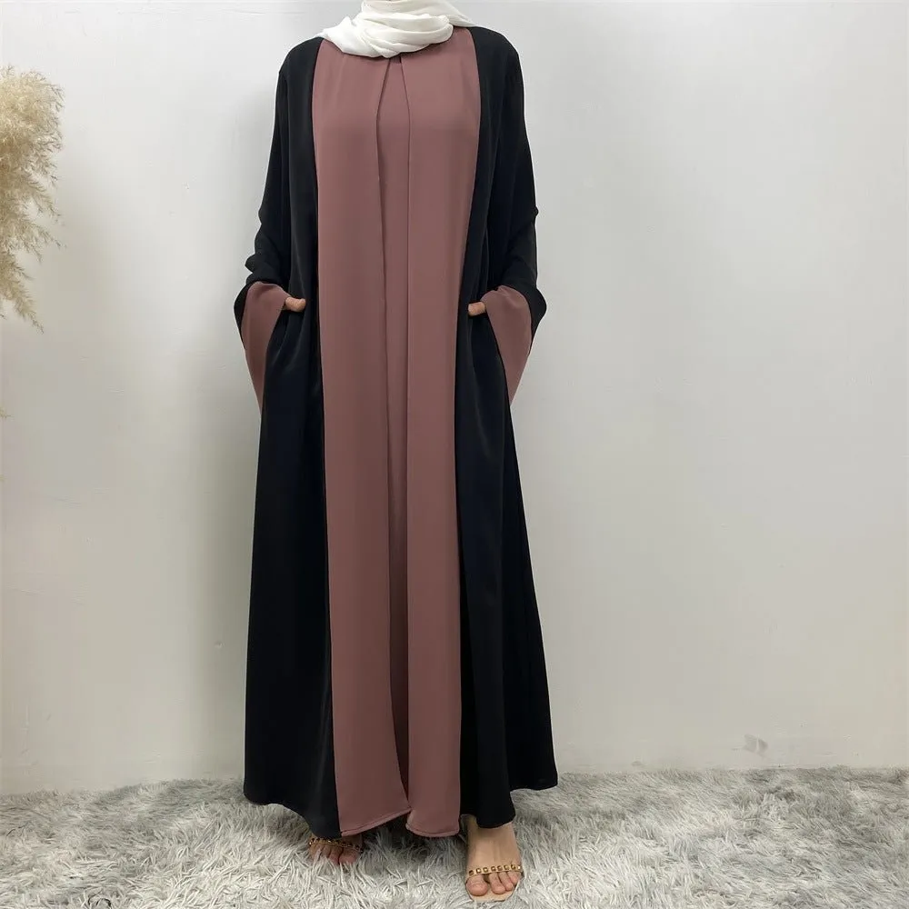 Stylish Patchwork Abaya (MA084)