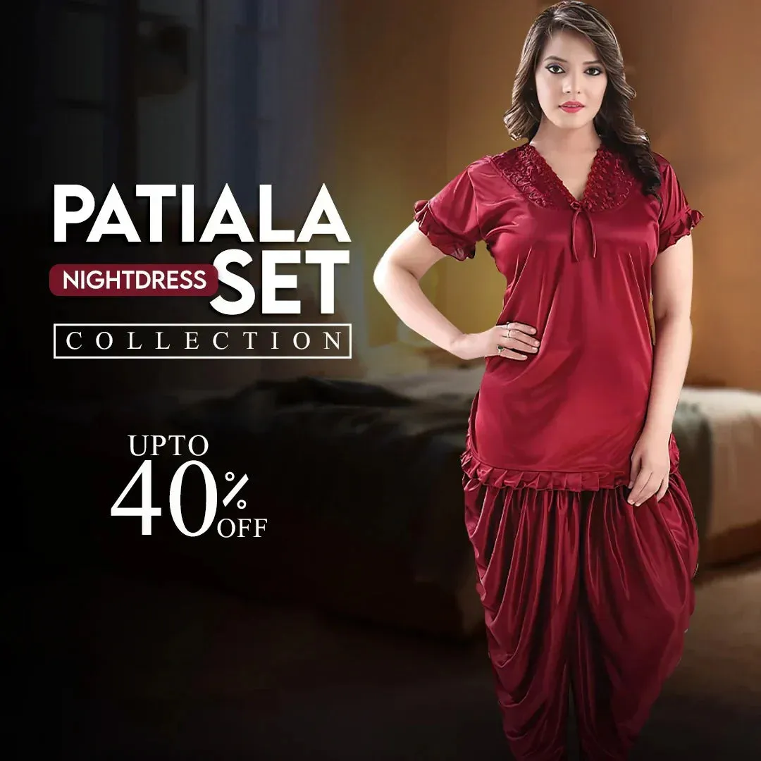 Stylish Patiala Night Dress