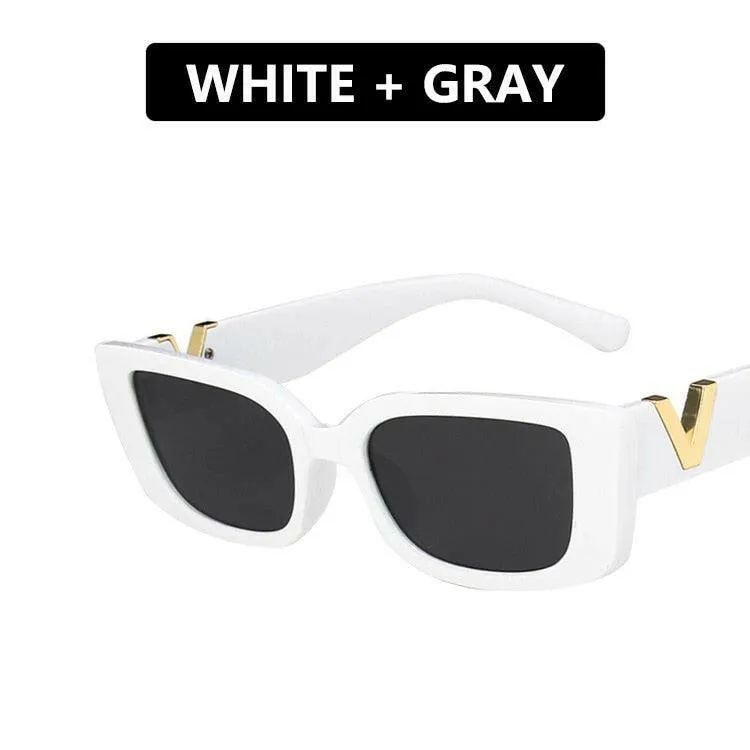 Stylish Retro Rectangle Sunglasses