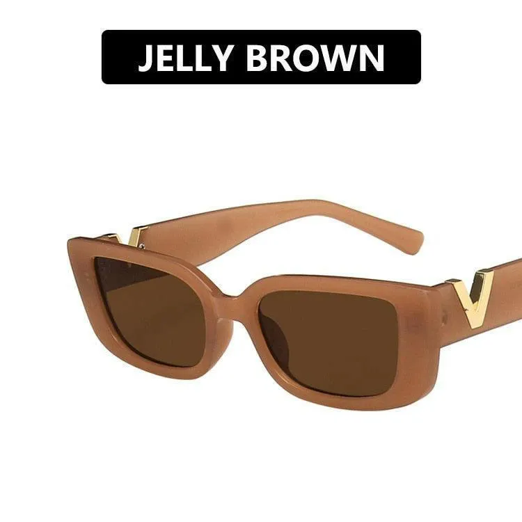 Stylish Retro Rectangle Sunglasses