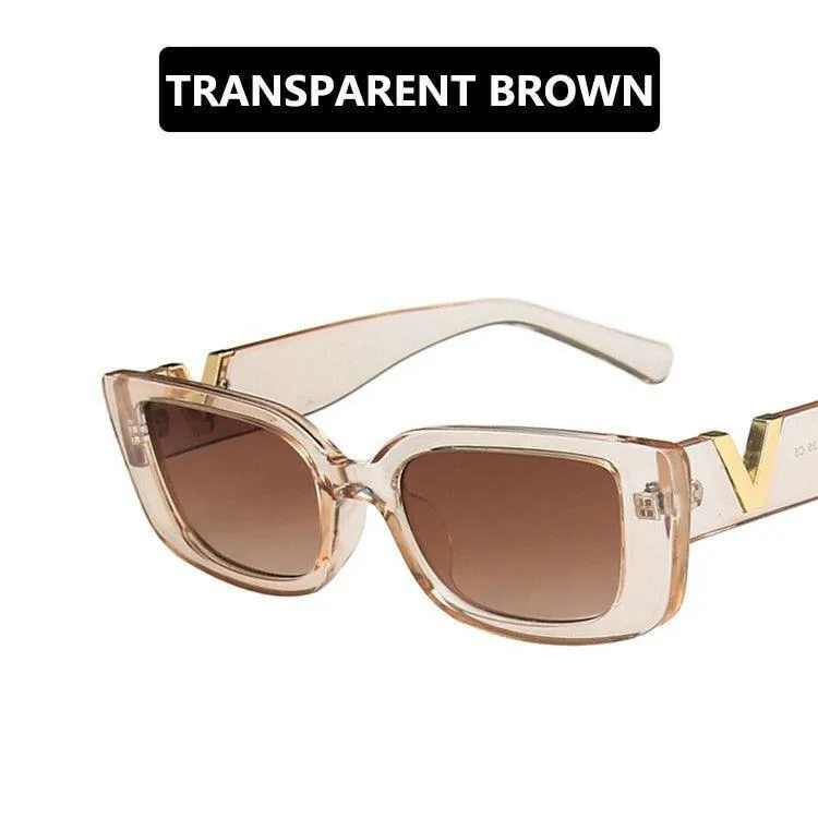 Stylish Retro Rectangle Sunglasses