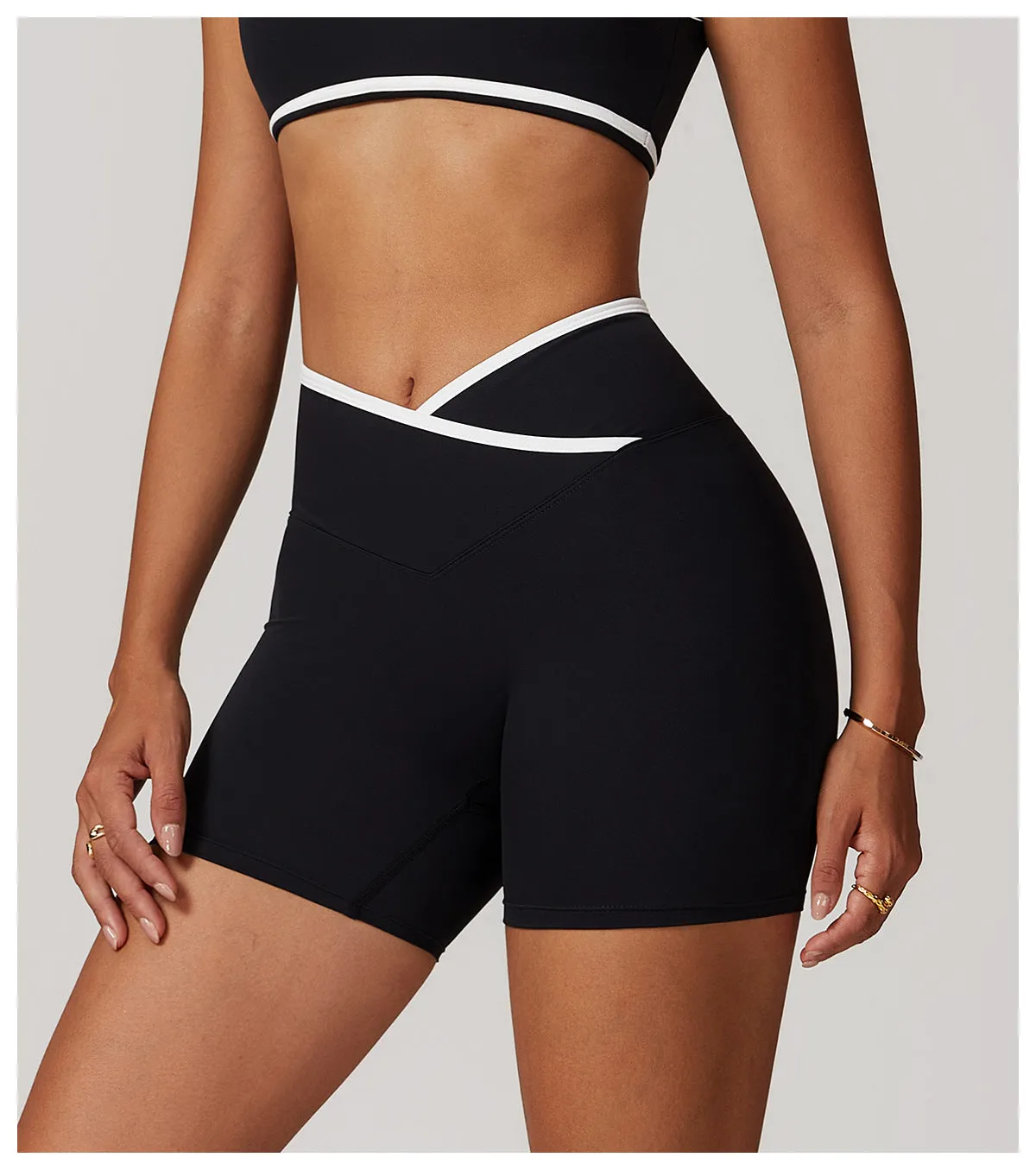 Stylish Serenity Yoga Shorts