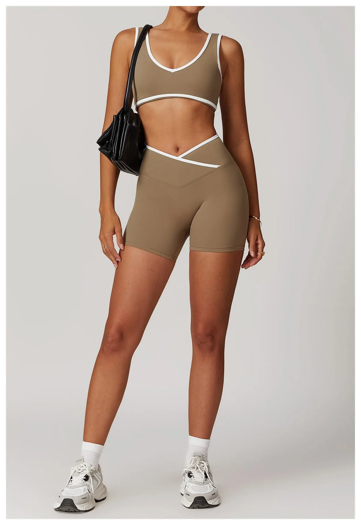 Stylish Serenity Yoga Shorts