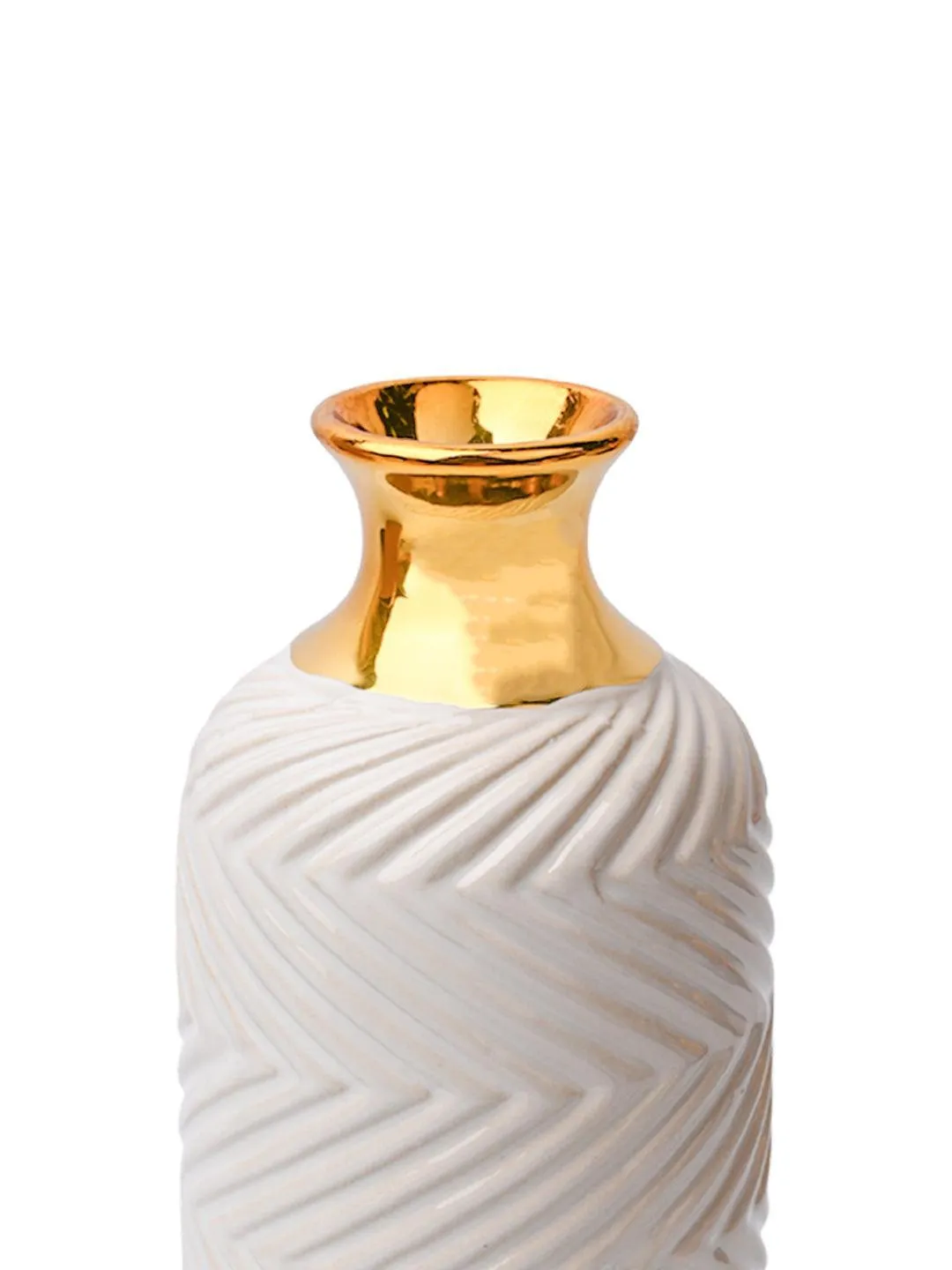 Stylish White Ceramic Vase