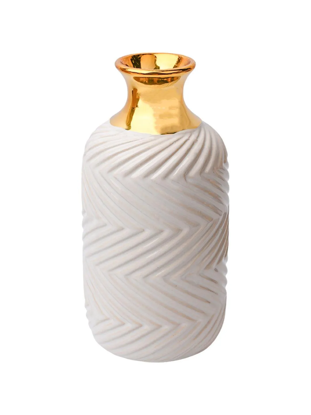 Stylish White Ceramic Vase