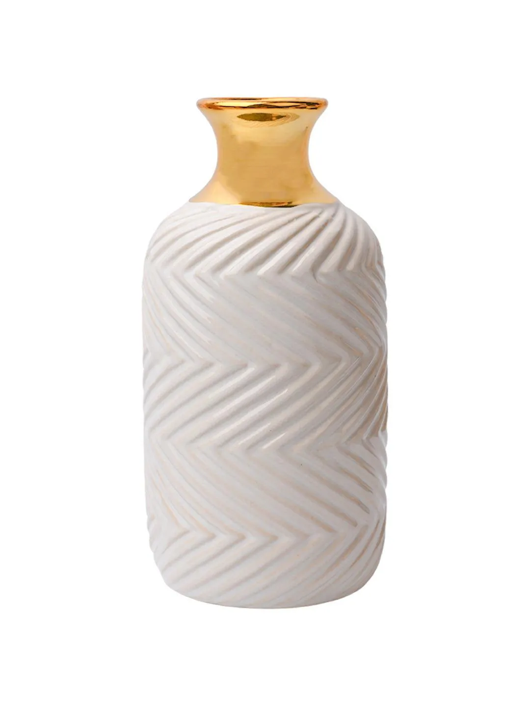 Stylish White Ceramic Vase