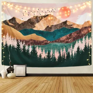 Sunset Mountain Tapestry