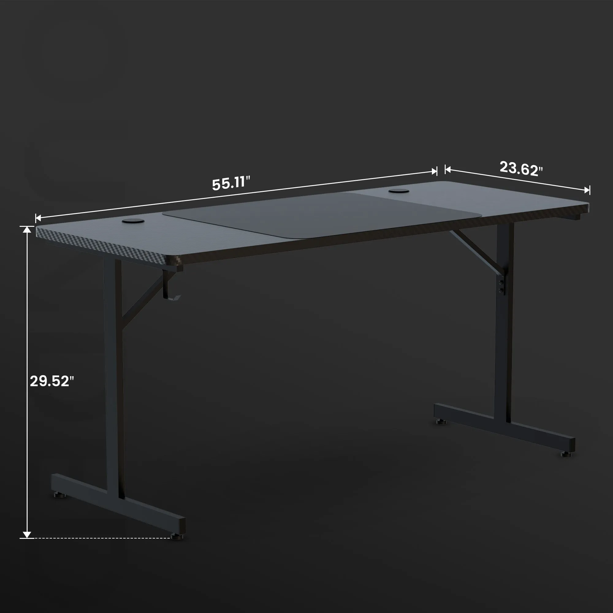 T-Shaped Series RGB Gaming Desk GTP200