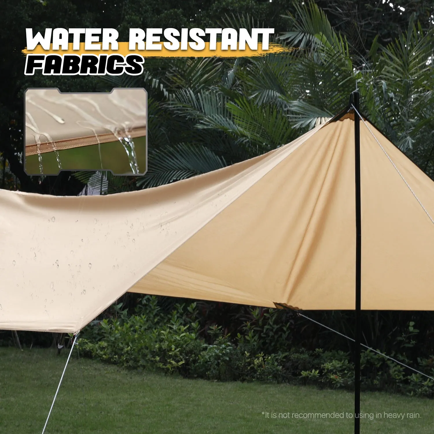 Tent Tarp, Portable & Foldable