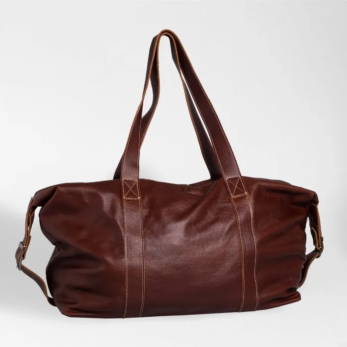 Thandana Masai Leather Carrier Luggage Bag