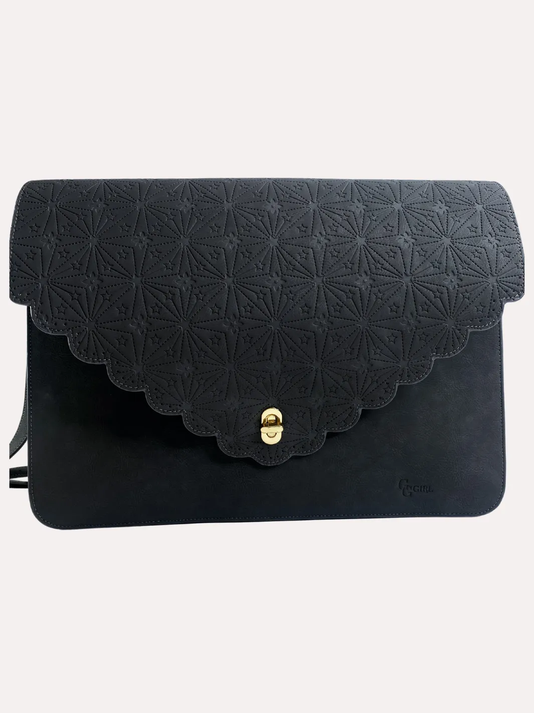 The Harper Laptop Bag in Soft Black