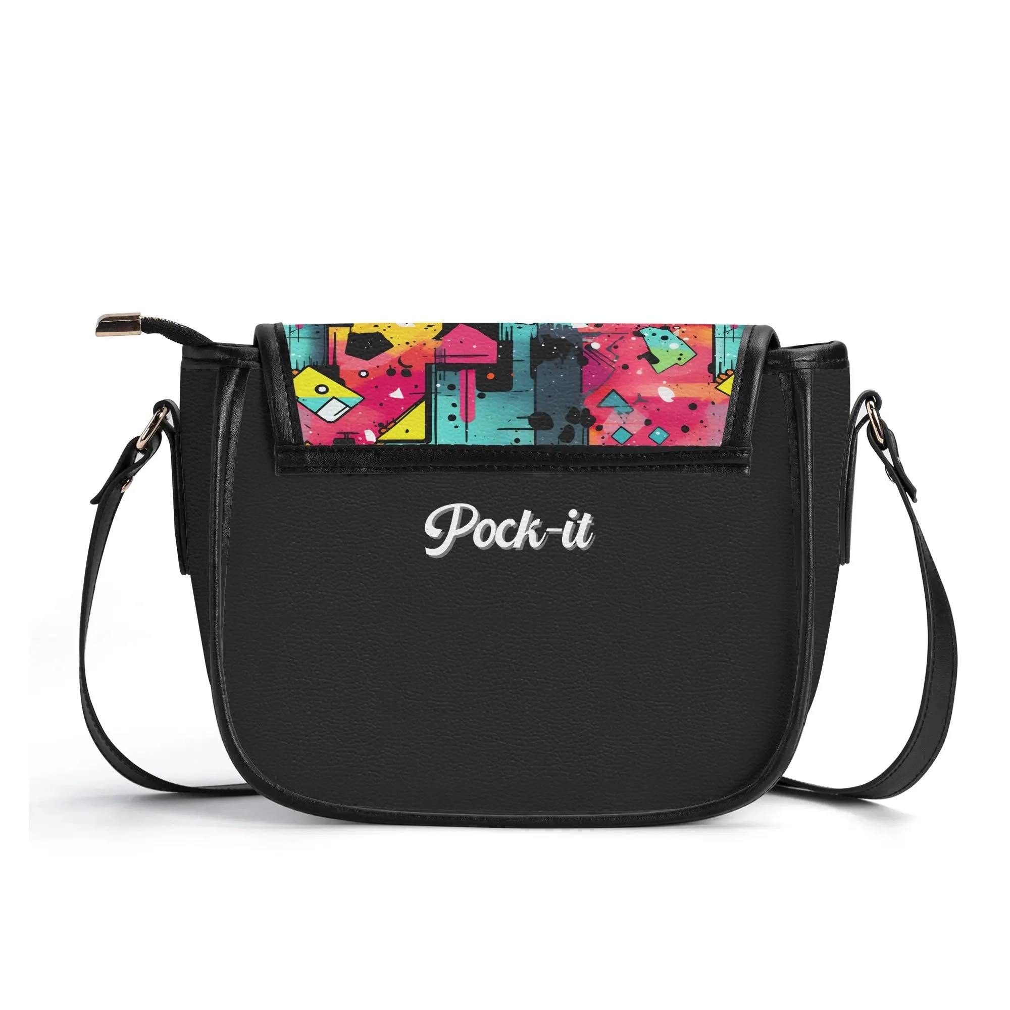 The Pock-It Saddle Handbag - Mystic Prism