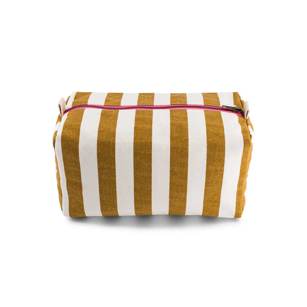 TOILETRY BAG - CARAMEL STRIPES