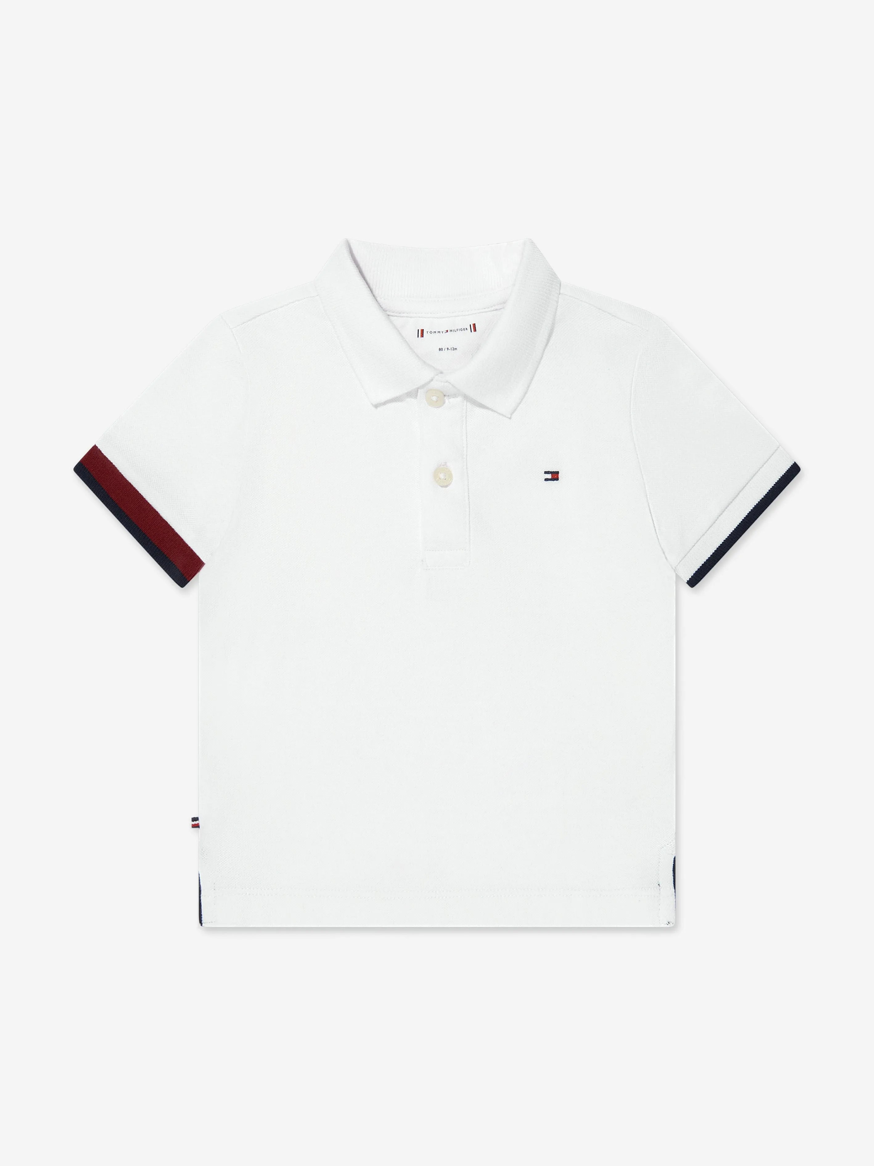 Tommy Hilfiger Baby Boys Hilfiger Polo Shirt in White