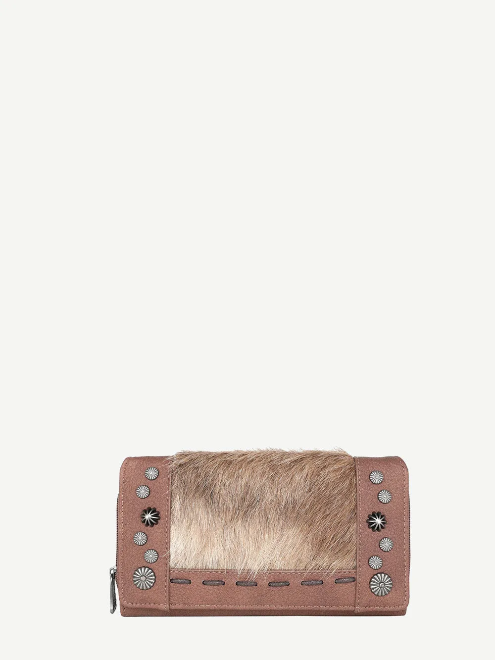 Trinity Ranch Hair-On Cowhide Collection Wallet