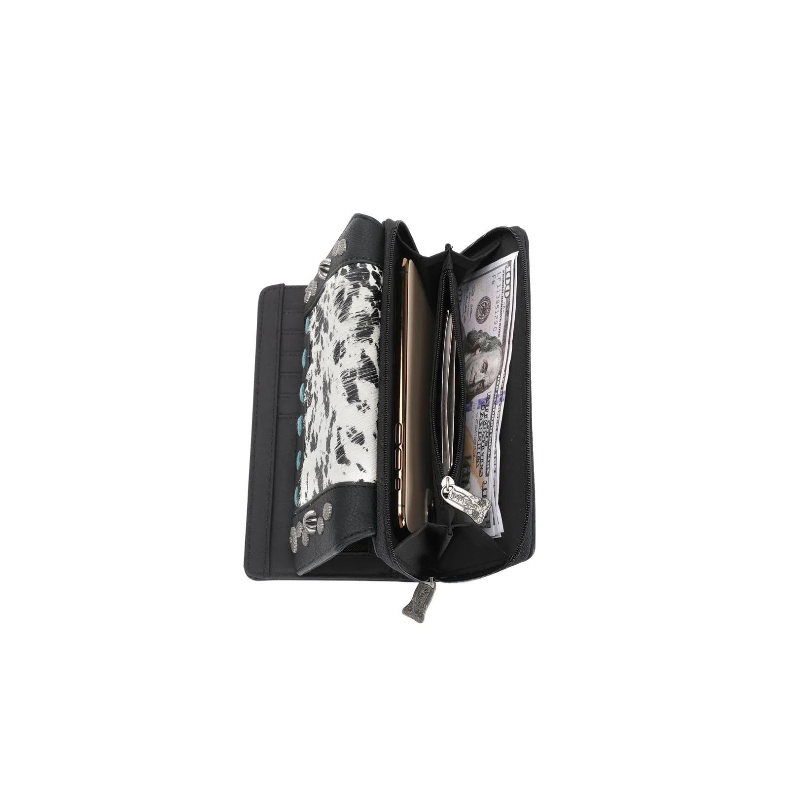 Trinity Ranch Hair-On Cowhide Collection Wallet