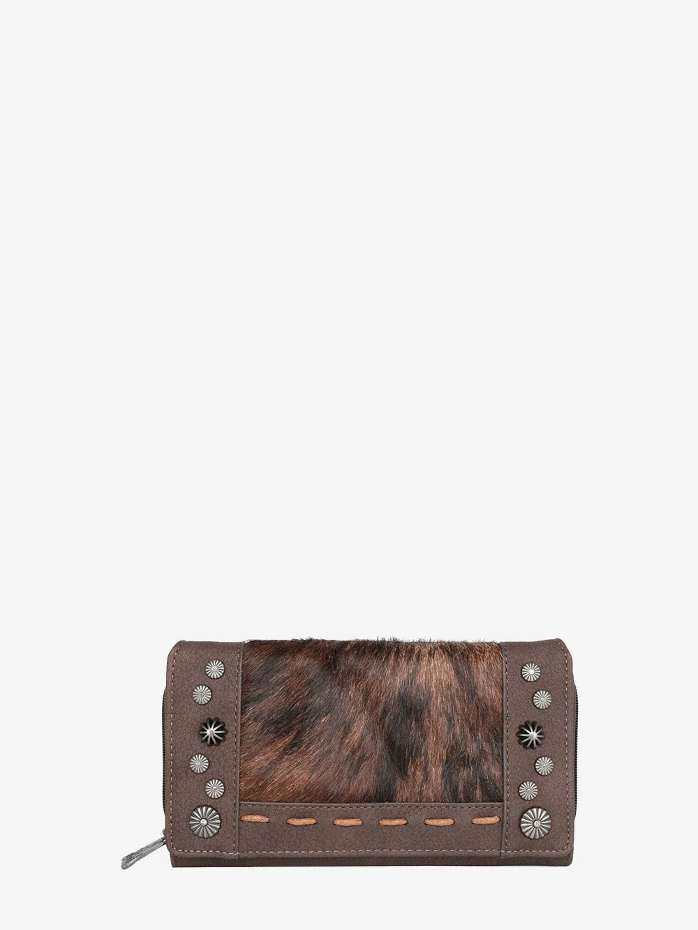 Trinity Ranch Hair-On Cowhide Collection Wallet