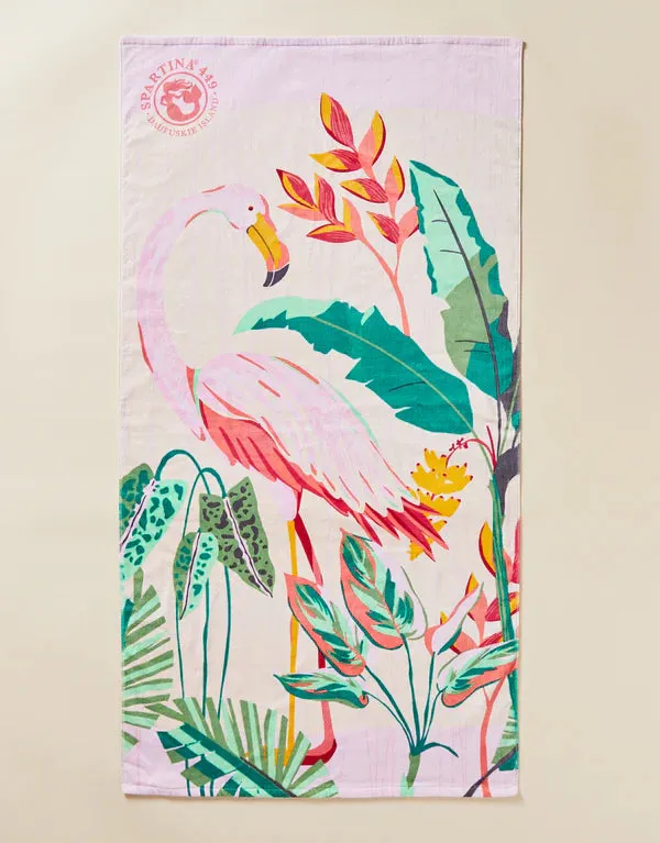 Tropic Flamingo Beach Towel: 676540