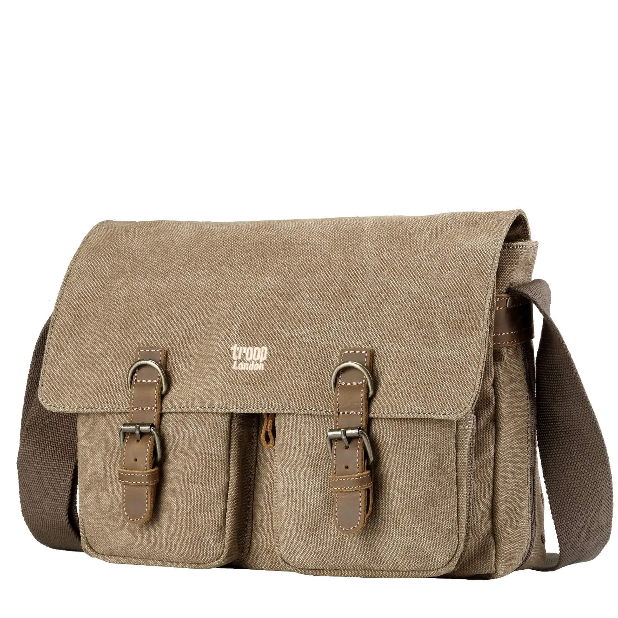 TRP0210 Troop London Classic Canvas Messenger Bag