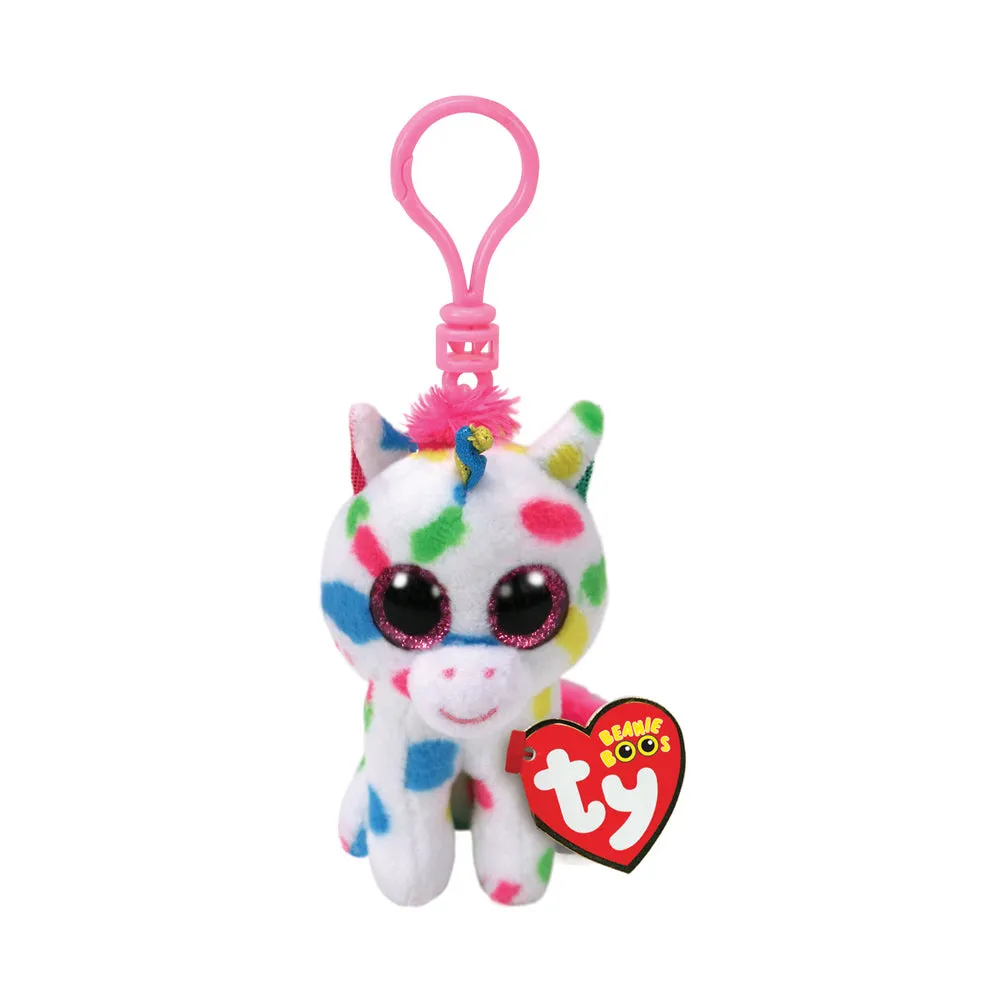 Ty Beanie Boos Clip-On Harmonie the Unicorn Plush