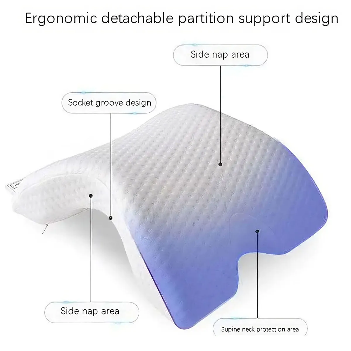 U Shaped Curved Memory Foam Pillow