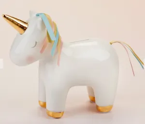 Unicorn Porcelain Bank