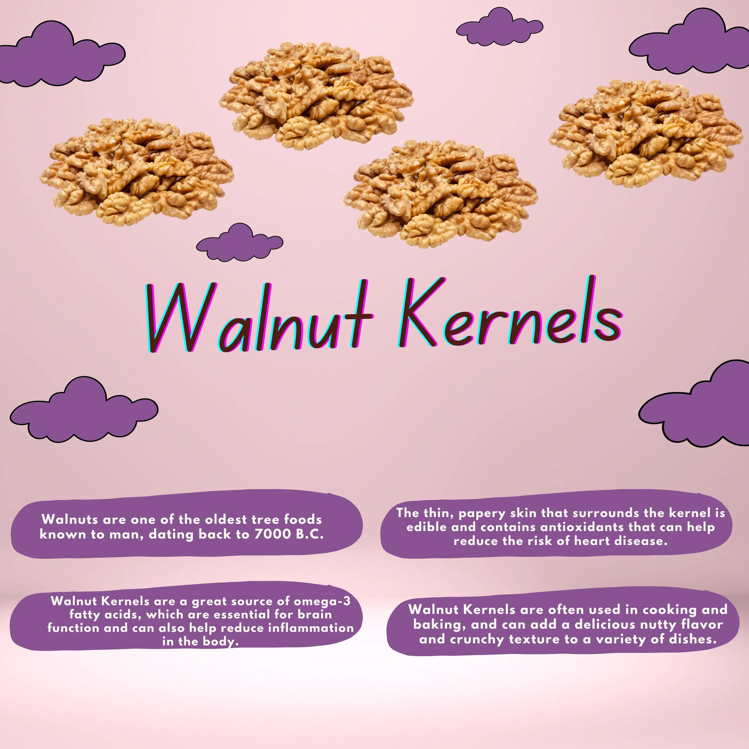 Walnuts Kernels, Premium Pack