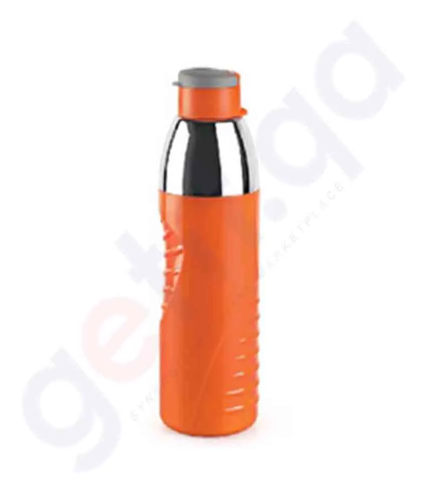 WATER BOTTLE PURO GLISS 600ML ASSORTED