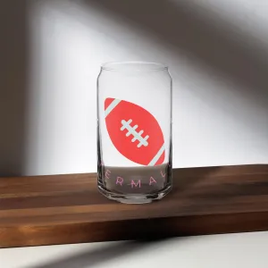 WaTTerMaLLone Football Can-Shaped Glass