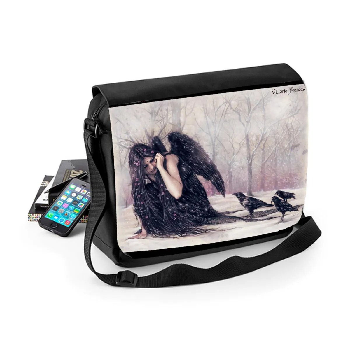 WSH - Broken Wings - Messenger Bag by Victoria Frances