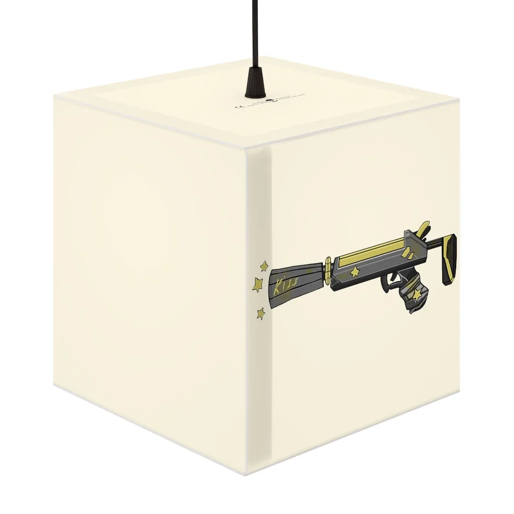 Yellow Gun Personalized Lamp