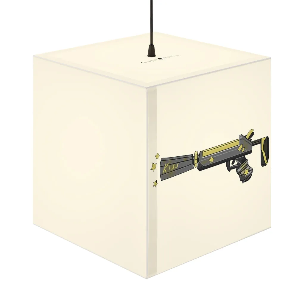 Yellow Gun Personalized Lamp